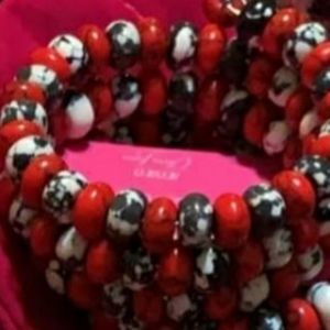 ISO Tezra red wrap bracelet